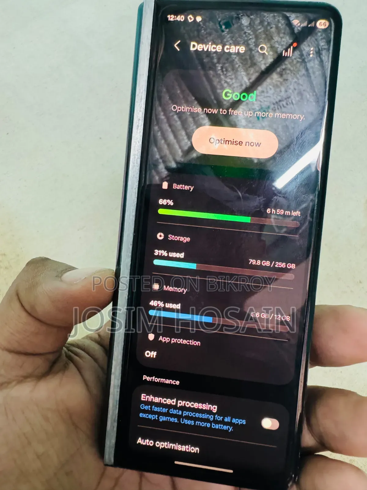Samsung Galaxy Z Fold 3 256 GB Black