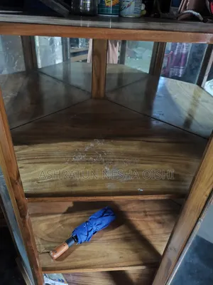 Jackfruit Wood Corner Showcase