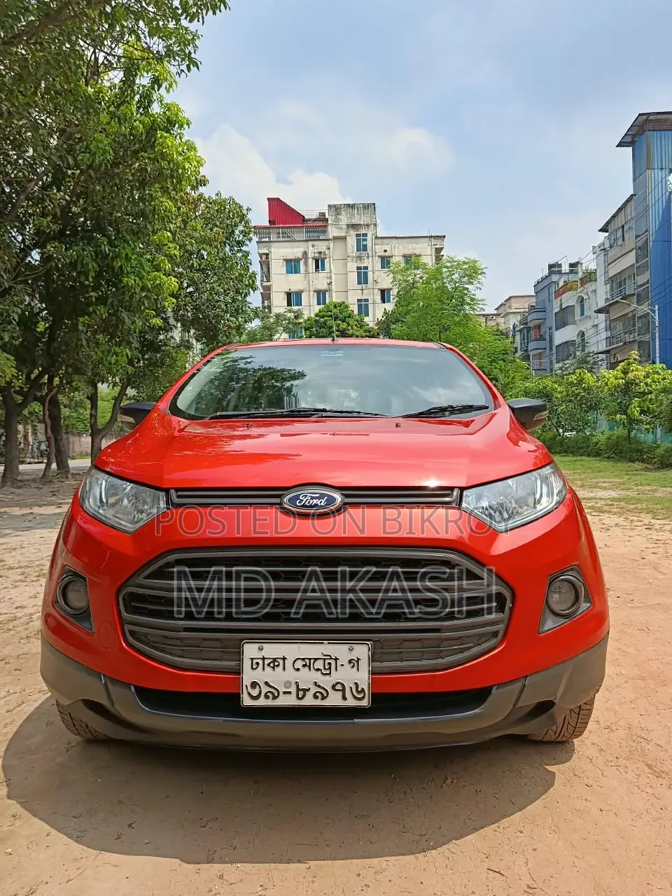 Ford Ecosport 2015 Orange