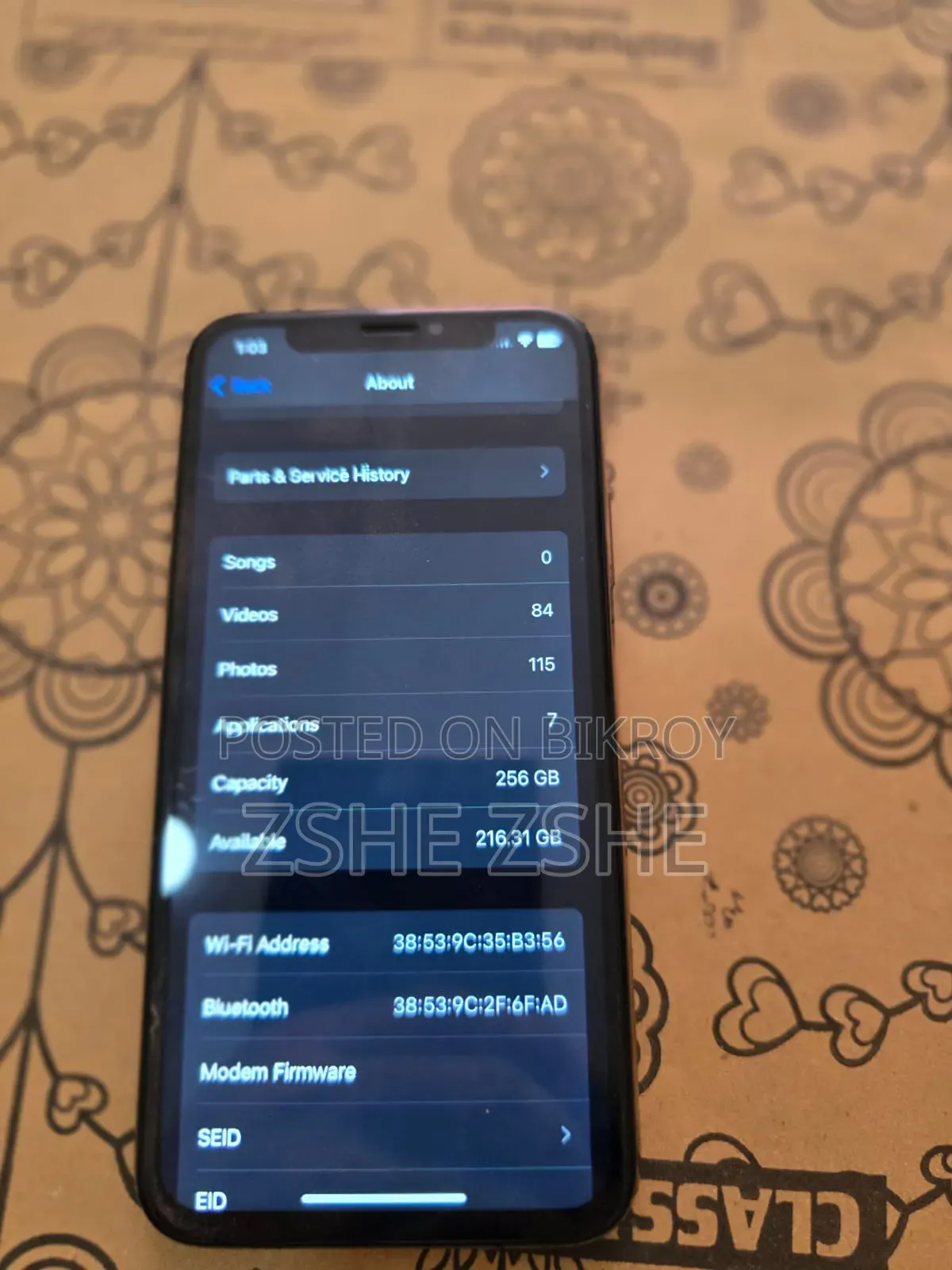 Apple iPhone XS 256 GB Rose Gold