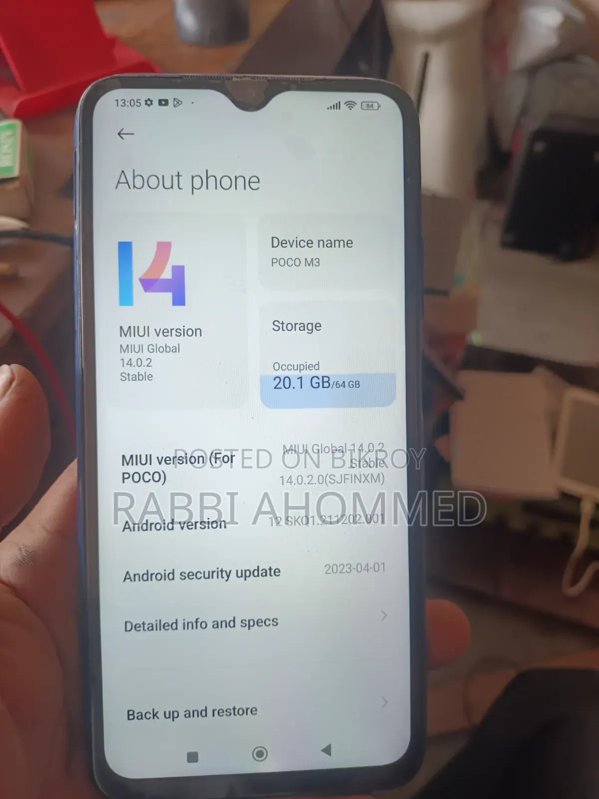 Xiaomi Poco M3 64 GB Blue