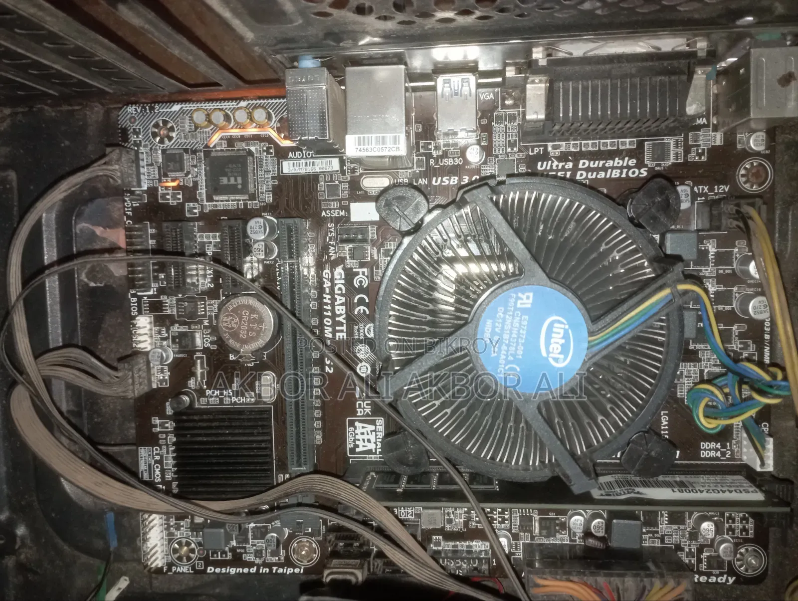 Desktop Computer Gigabyte GA-H110MSTX-HD3-ZK 4GB Intel Core i3 SSD 6T