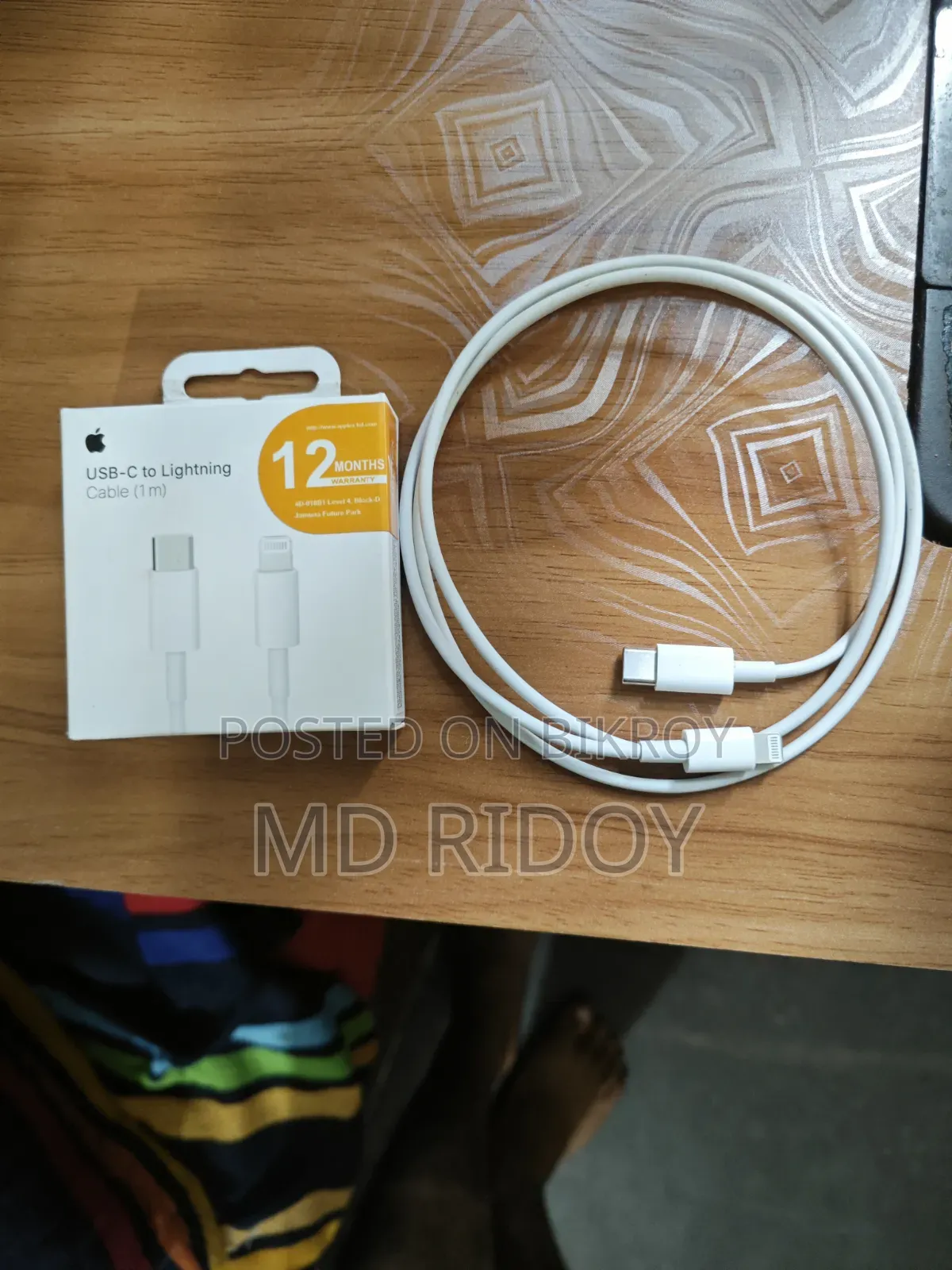 Original Anker Adaptor and Apple USB-C Lightning Data Cable 1M -