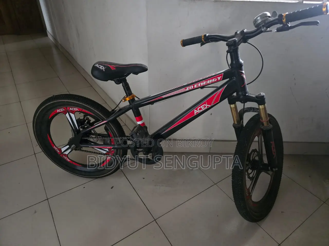 ACEX Steel 1-Speed Energy MW 20 Black-Red