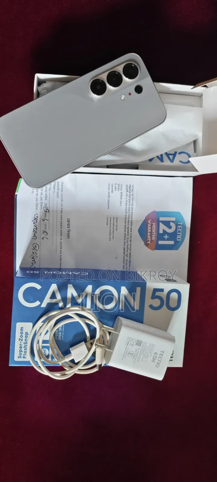Tecno Camon 50 256 GB Gray