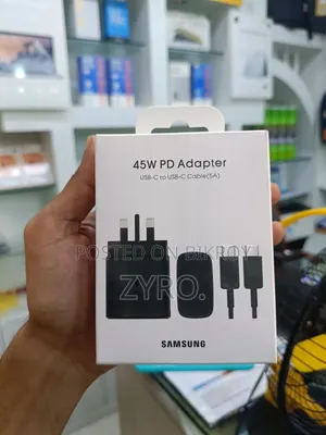 Samsung 45W PD USB Type-C 3Pin Travel Adapter With Cable