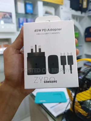 Samsung 45W PD USB Type-C 3Pin Travel Adapter With Cable