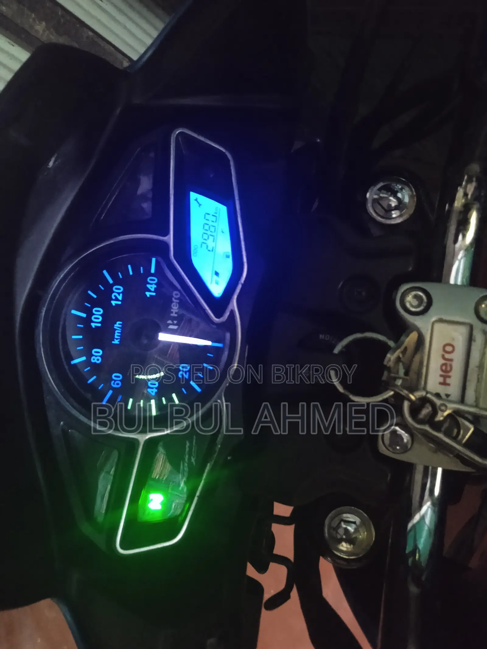 Hero Passion Xpro Drum 2026 Blue