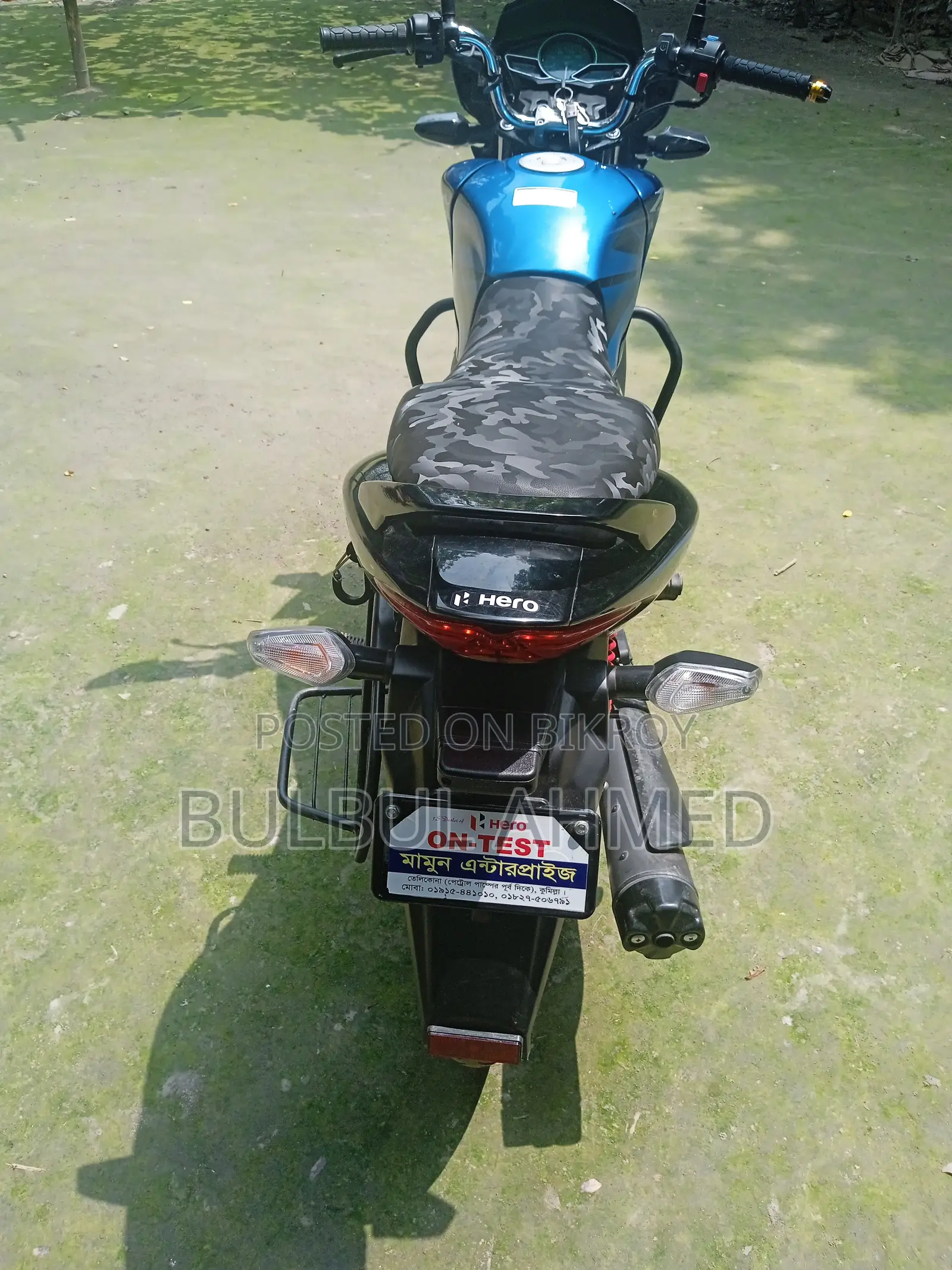 Hero Passion Xpro Drum 2026 Blue