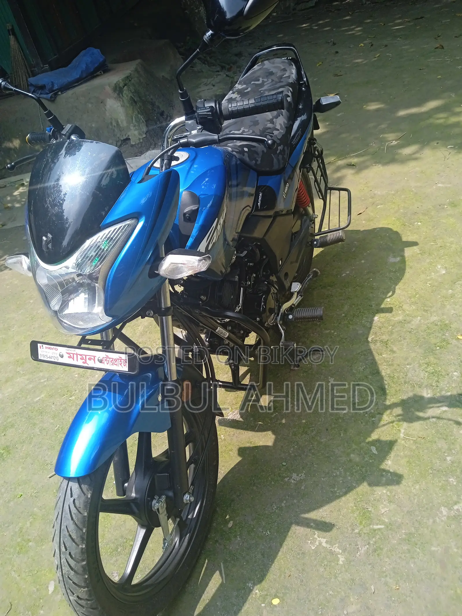 Hero Passion Xpro Drum 2026 Blue