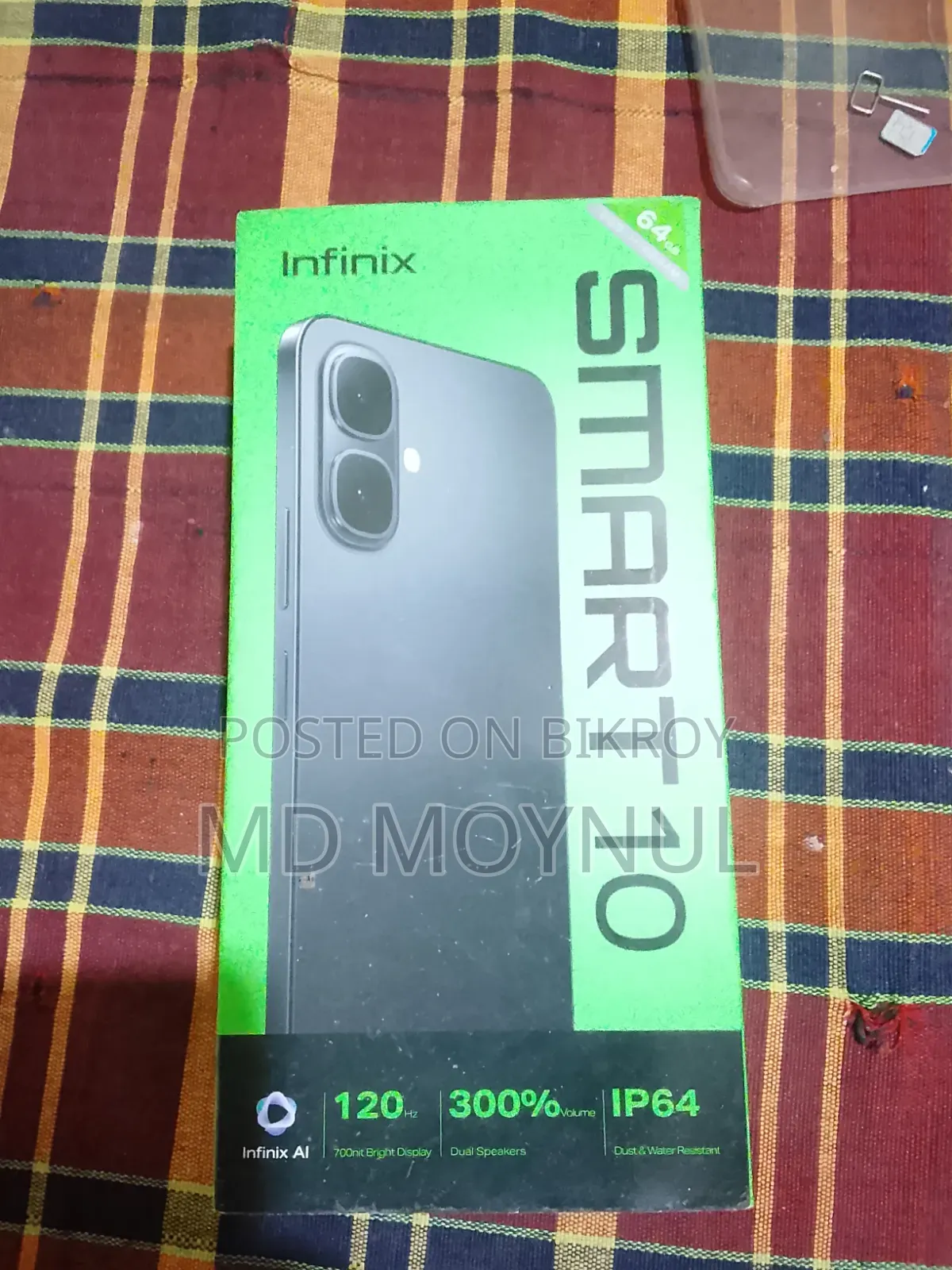 New Infinix Smart 10 64 GB Silver