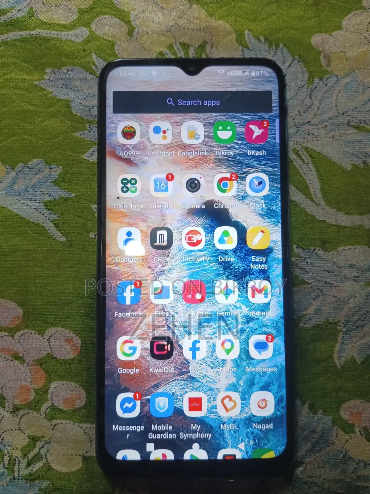 সিম্ফনি জেড৪৭ ৬৪ জিবি কালো