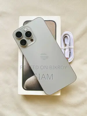 অ্যাপল আইফোন ১৫ প্রো ম্যাক্স ২৫৬ জিবি সিলভার