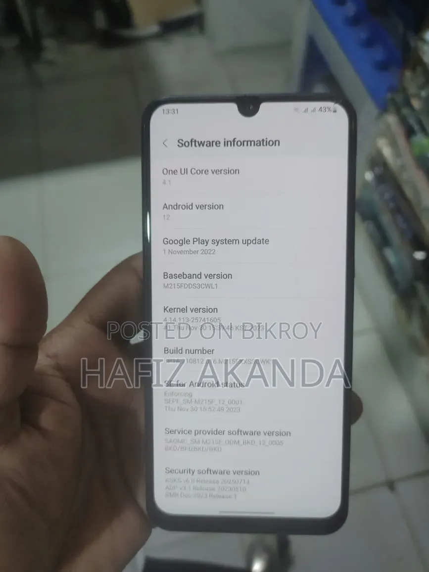 Samsung Galaxy M21 64 GB Blue