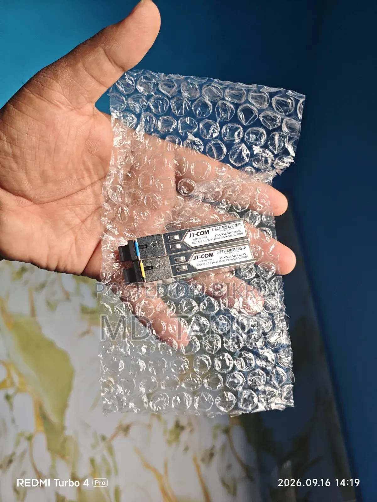 JIT-COM 1.25G BiDi SFP Optical Transceiver Pair – 20KM