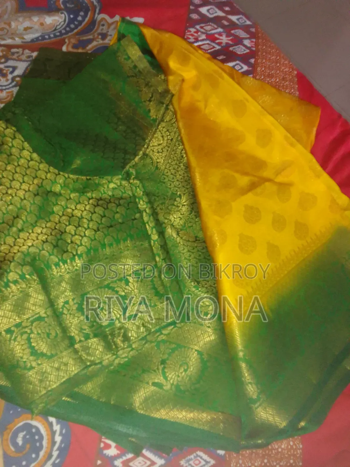 সিল্ক কাতান শাড়ি....১ বার ব্যবহার হয়েছে।
