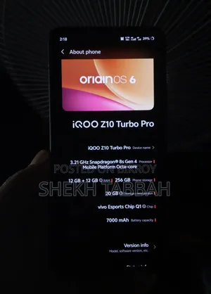 আইকিউওও জেড১০ ২৫৬ জিবি ব্ল্যাক