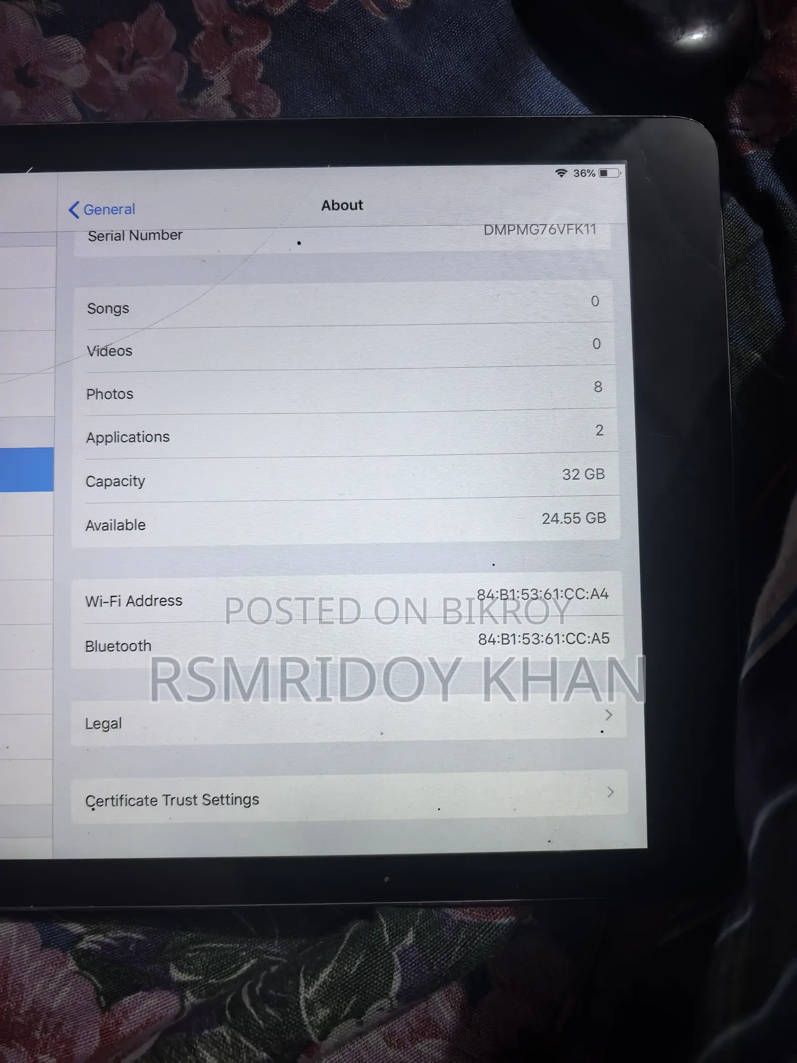 Apple iPad Wi-Fi 32 GB White