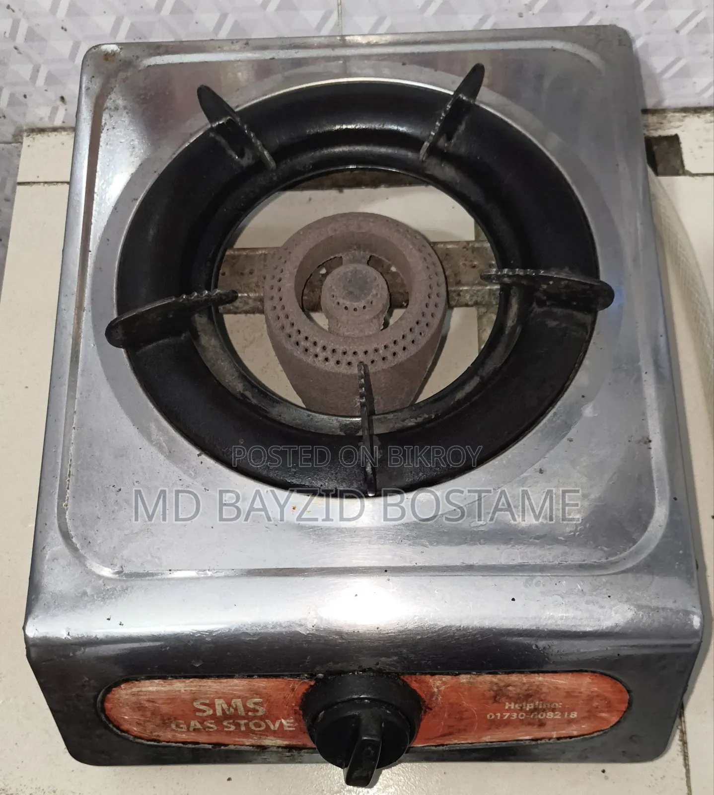Gass Stove (সিঙ্গেল গ্যাসের চুলা)-Auto-Ignition