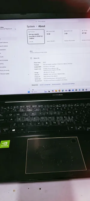 Laptop Asus Vivobook 15 16GB Intel Core i5 SSD 512GB