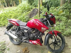 টিভিএস আপাচি আরটিআর ১৬০ টুভি ২০১৫ লাল