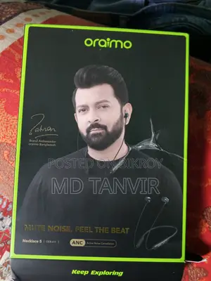Oraimo Necklace 5 (OEB-611) ANC নেকব্যান্ড — মাত্র ৫ দিন ব্যবহার।