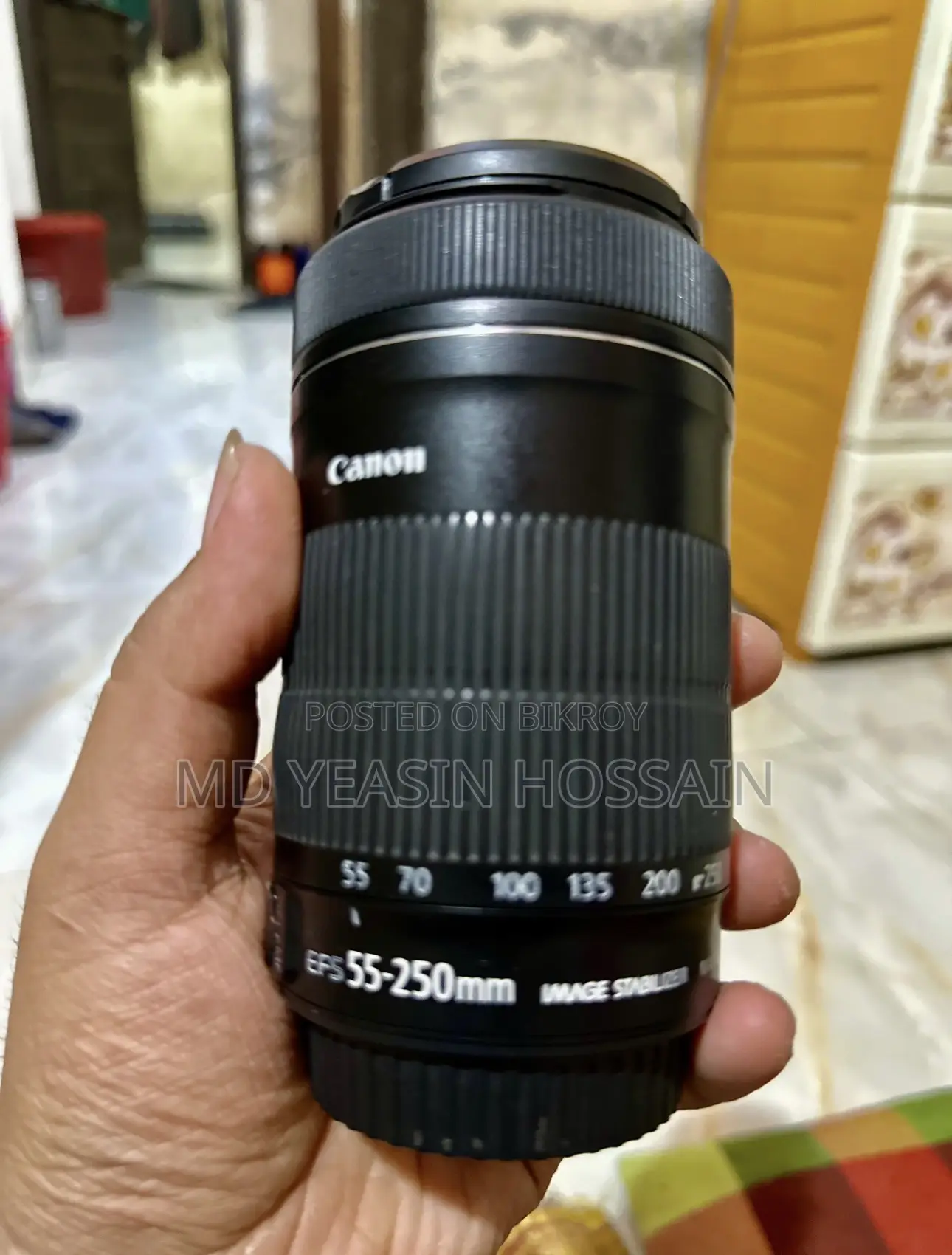 Canon 700D 55-250mm STM Zoom Lens Full Fresh
