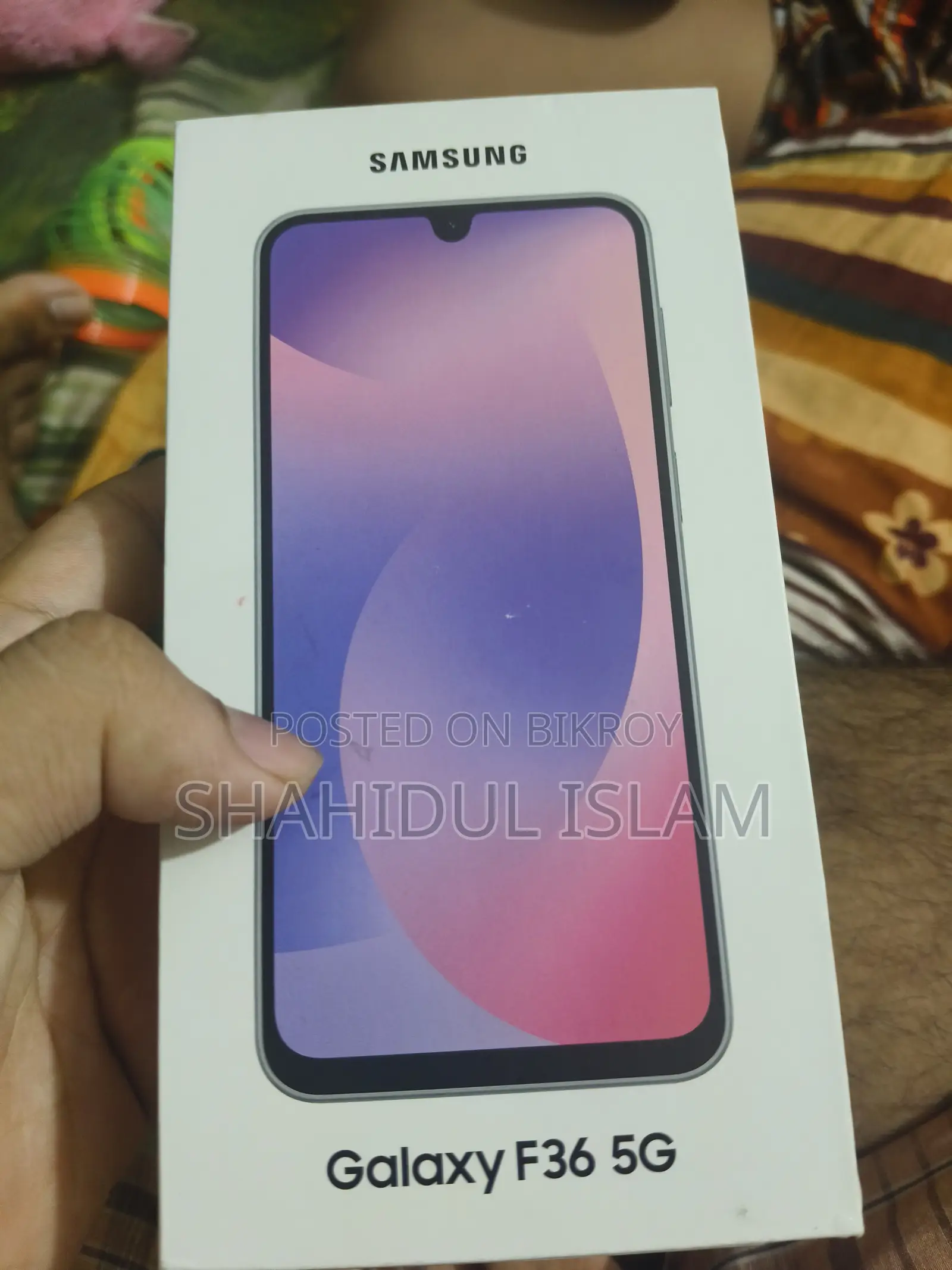 নতুন স্যামসাং গ্যালাক্সি এম৩৬ ৫জি ১২৮ জিবি কালো