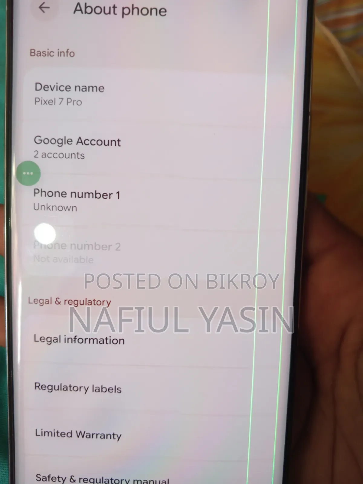 Google Pixel 7 Pro 128 GB White