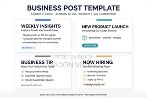 500+ Premium Canva Templates for Business & Social Media