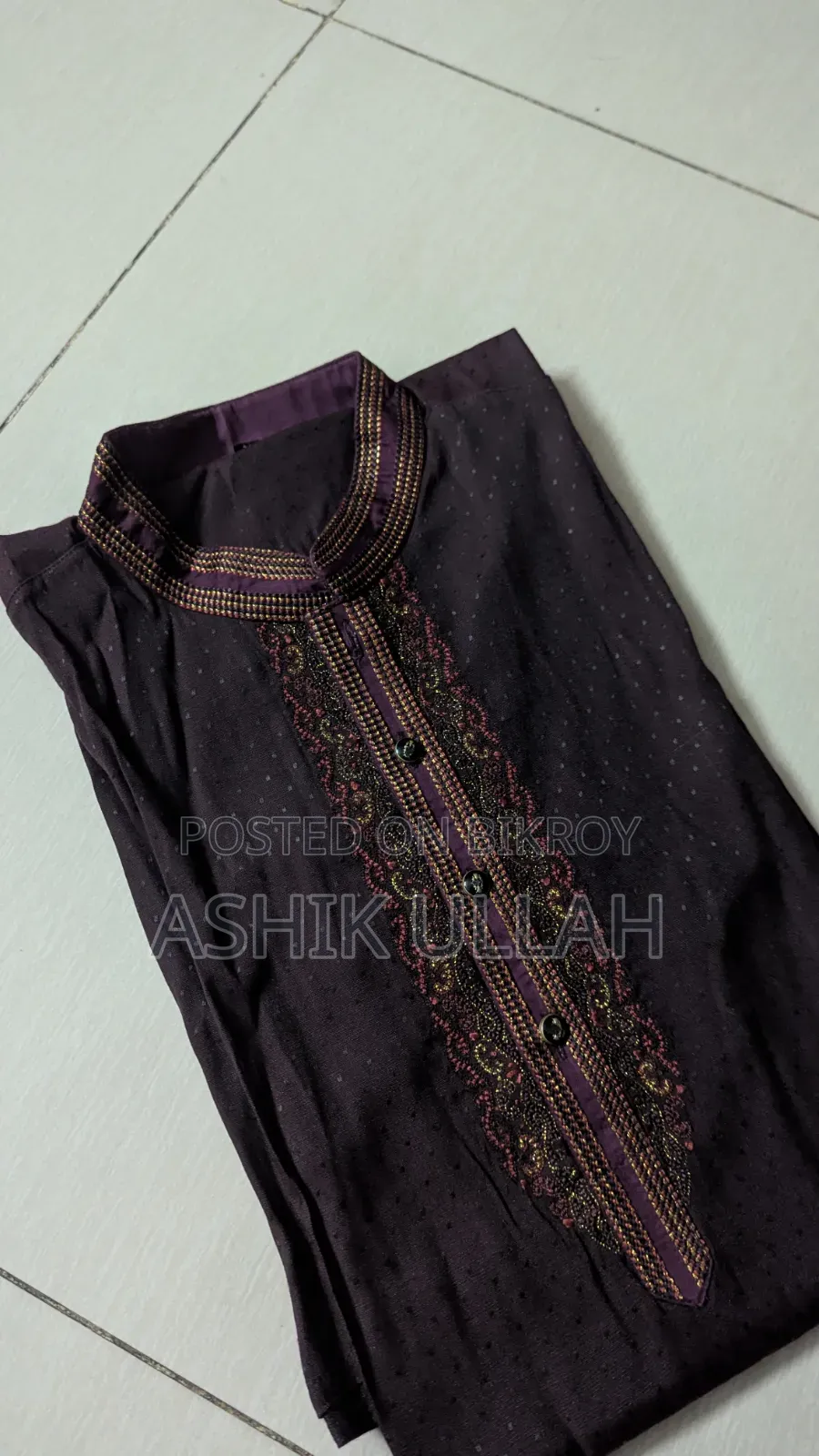 Maroon Panjabi