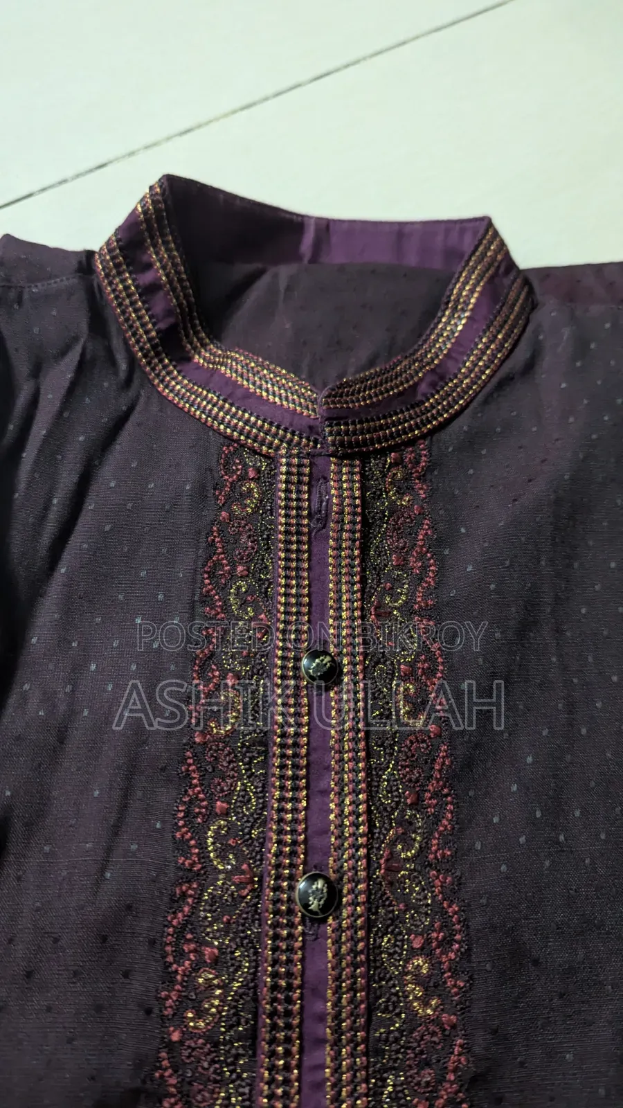 Maroon Panjabi