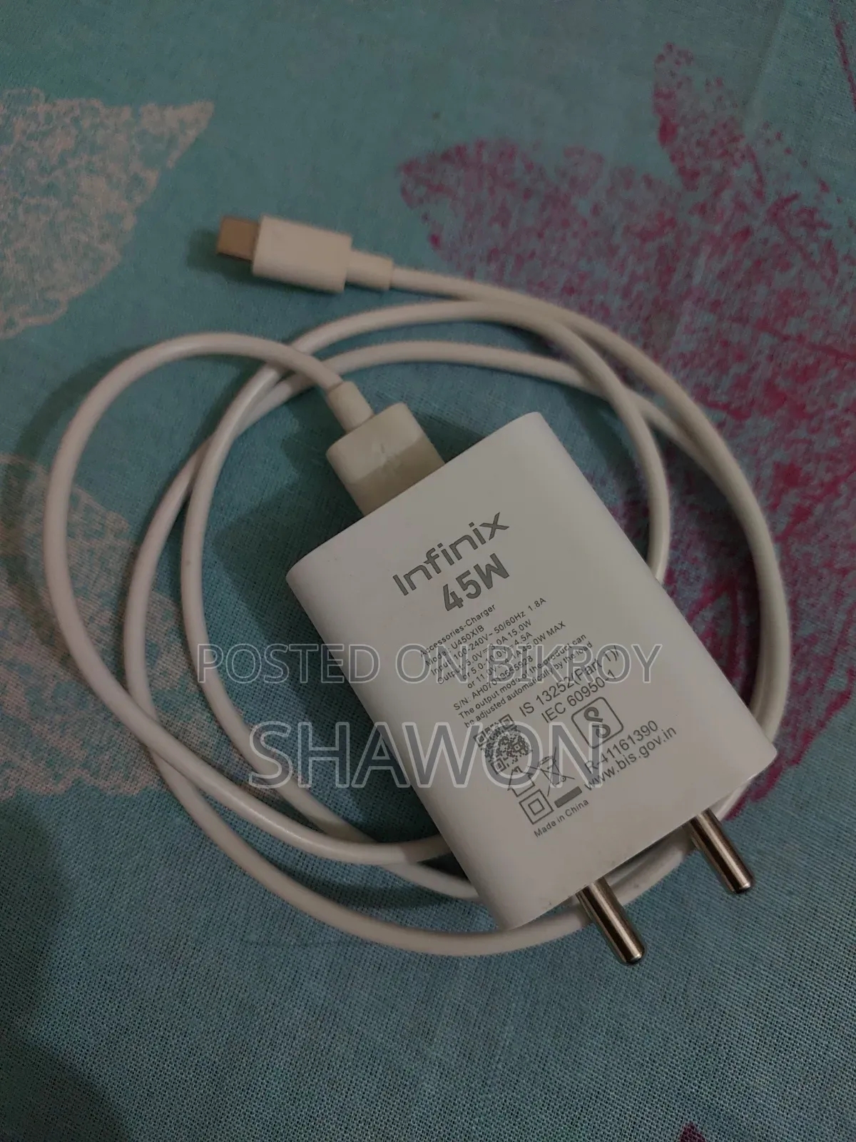 Infinix 45 Watt Original Charger