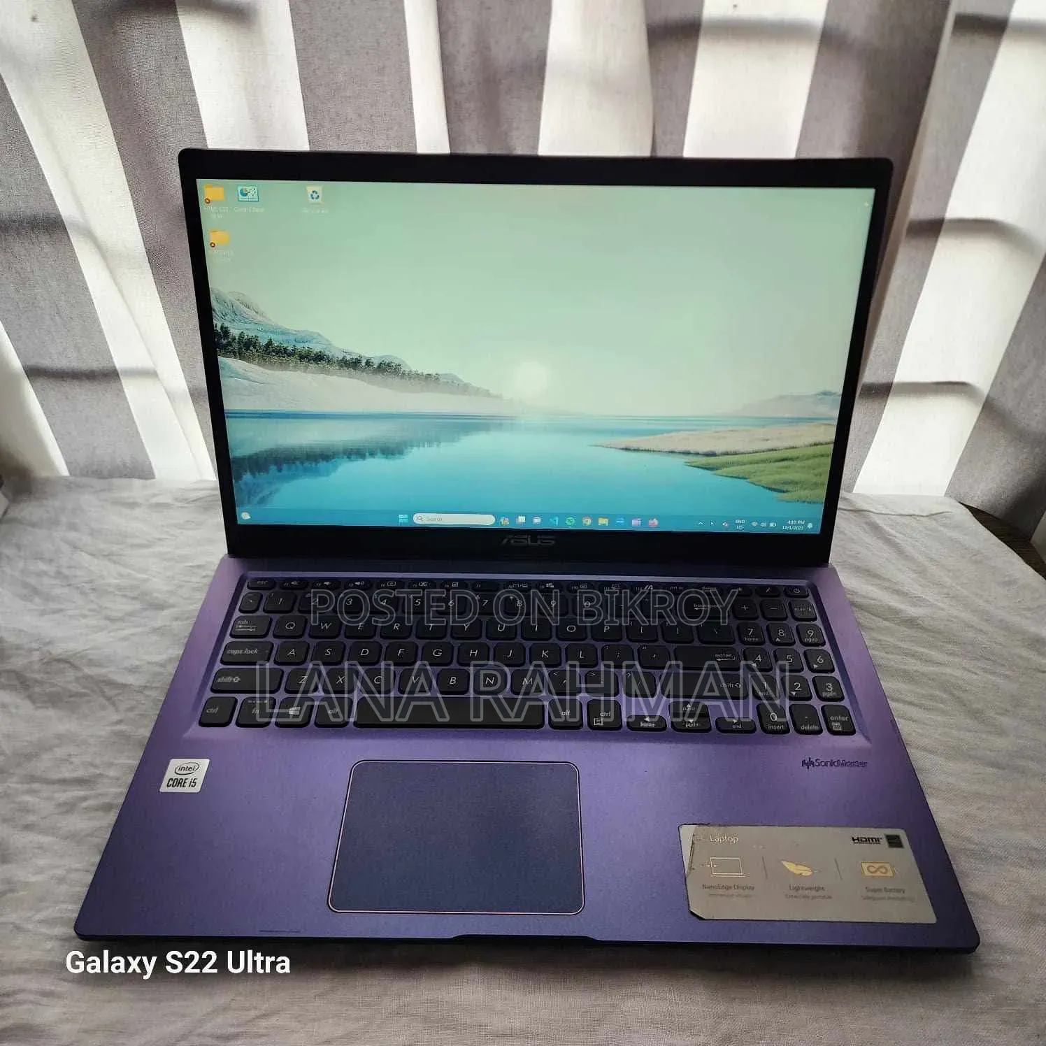 Laptop Asus Vivobook 15 8GB Intel Core i5 HDD 1T