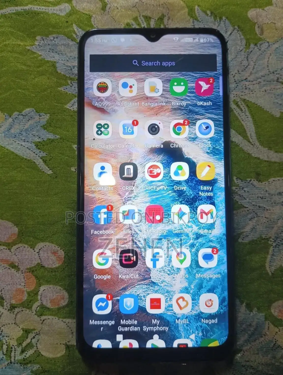 সিম্ফনি জেড৪৭ ৬৪ জিবি কালো