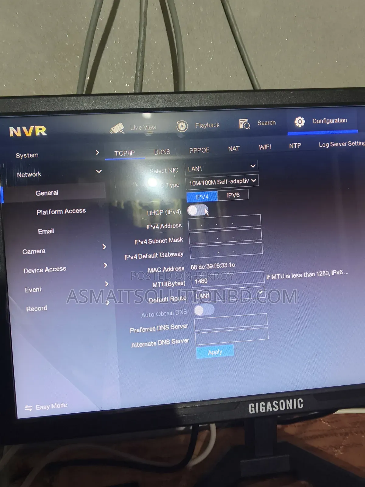 Gigasonic 21inch Monitor for Sale