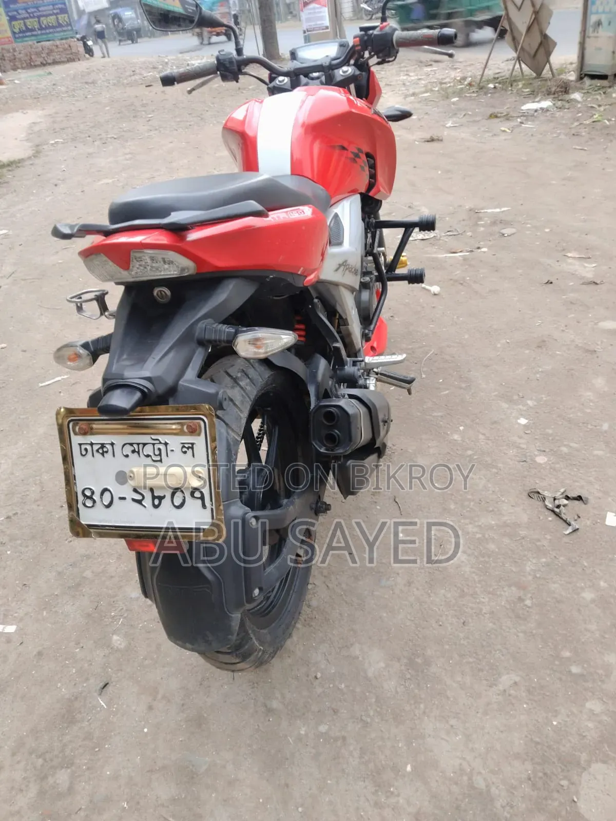 TVS Apache 160 4V 2020 Red