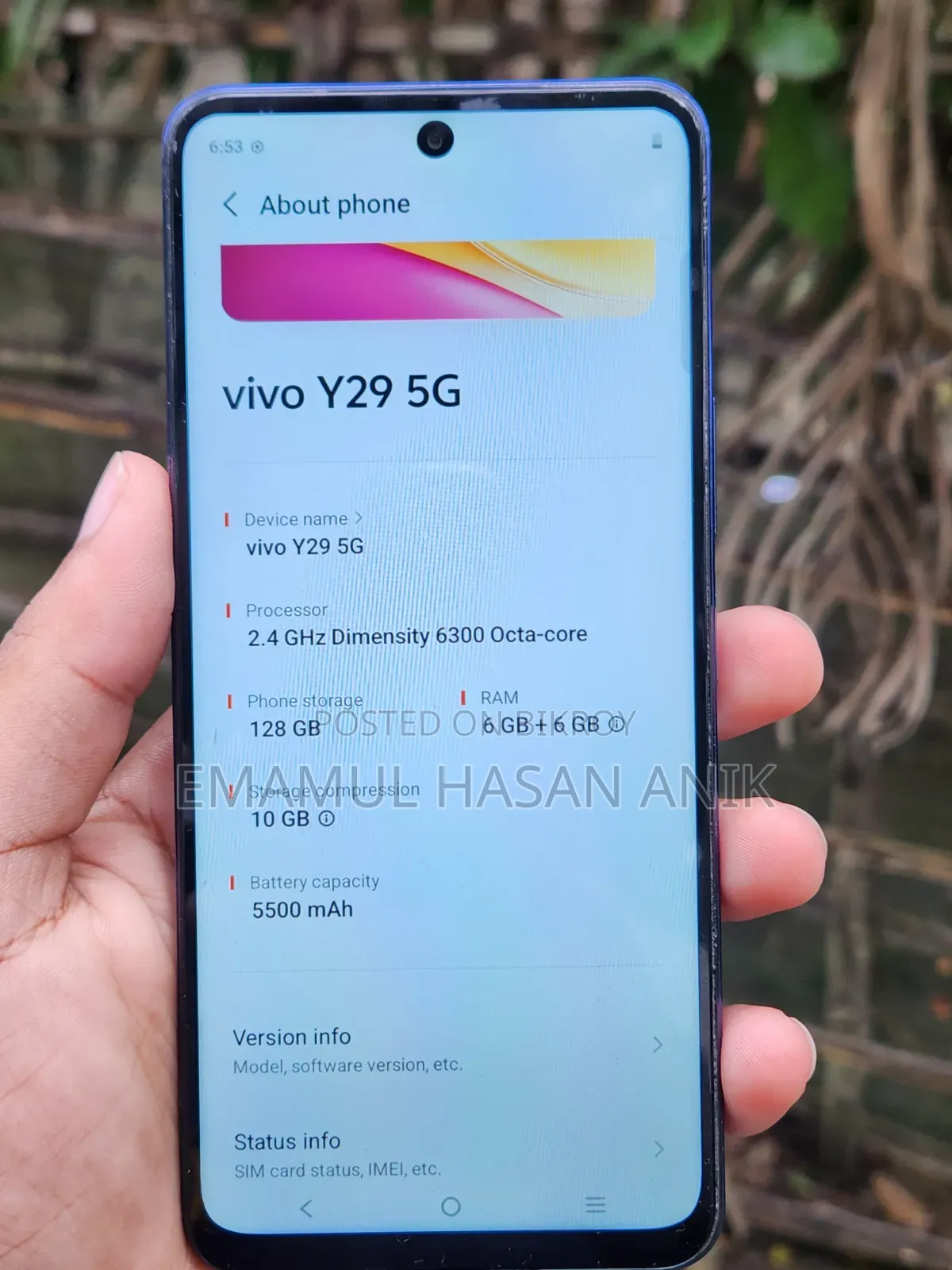 Vivo Y29 128 GB Blue