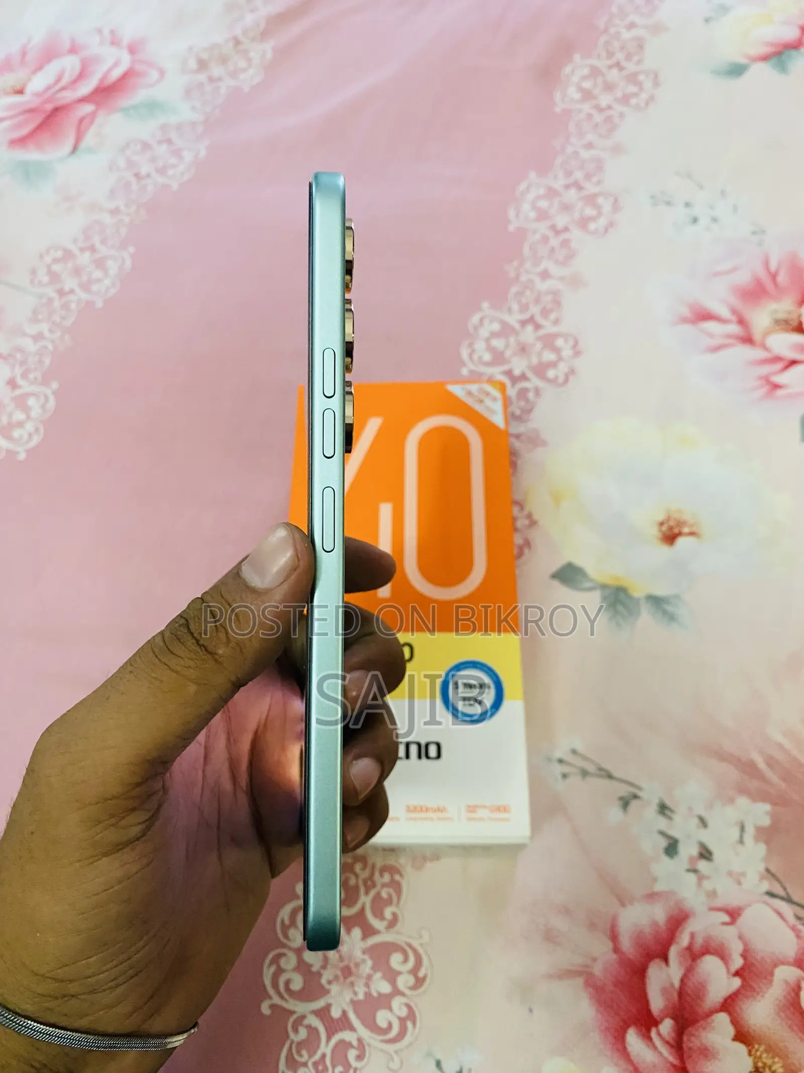 টেকনো স্পার্ক ৪০ প্রো ১২৮ জিবি গ্রাফাইট