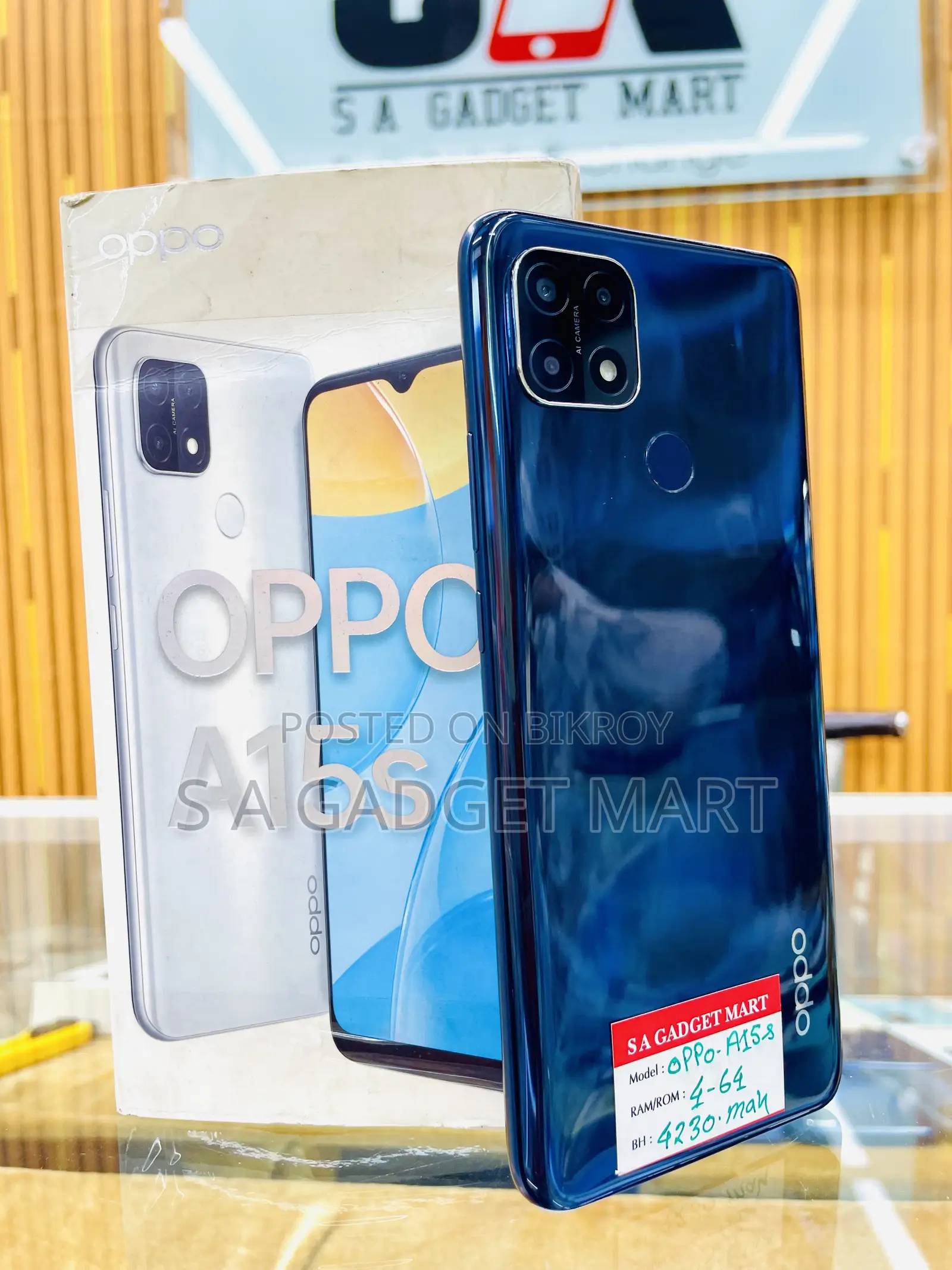Oppo A15s 64 GB Black