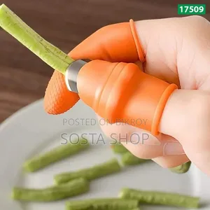 Silicone Finger Protector for Vegetables and Fruits Cutting (5 Pcs)