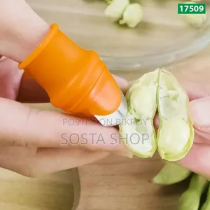 Silicone Finger Protector for Vegetables and Fruits Cutting (5 Pcs)