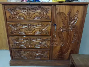 A wardrobe and a bed will be sold.