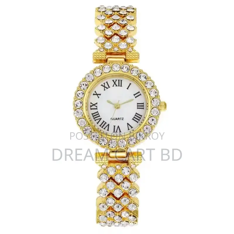 Casual Ladies Quartz Wrist Watch & Bracelet Set for Women