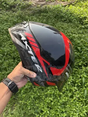 Areostar Helmet Red Black Colour Size L