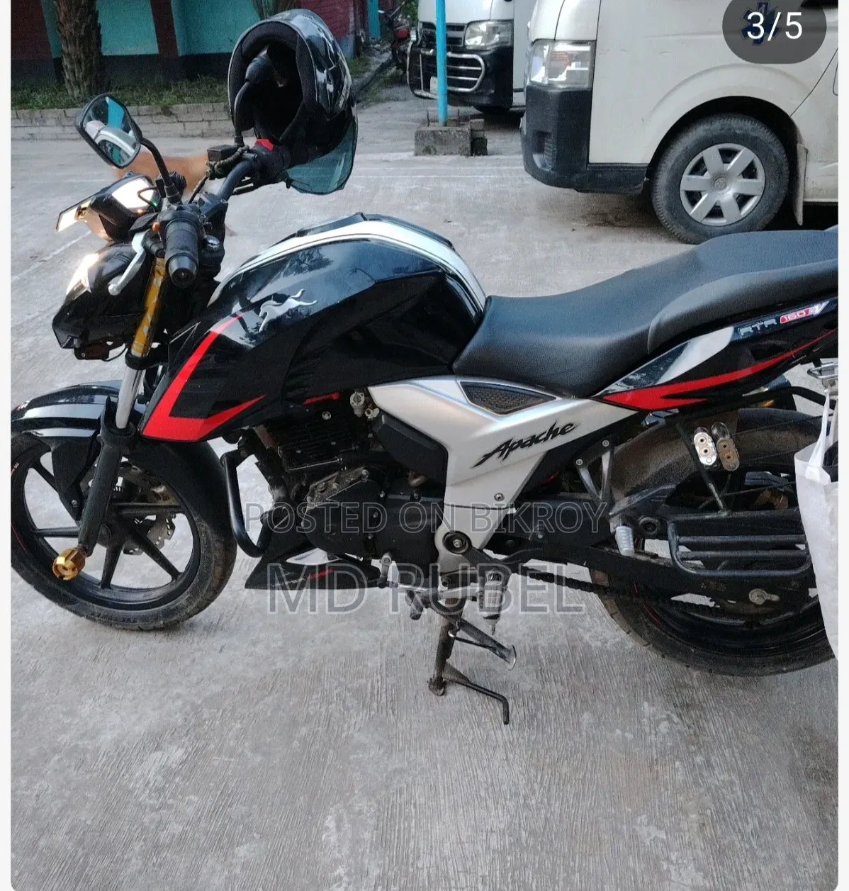 TVS Apache 160 4V 2024 Black