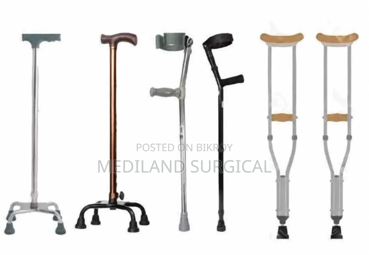 Medical Aid Crutches, Walking Stick, Tripod Sale