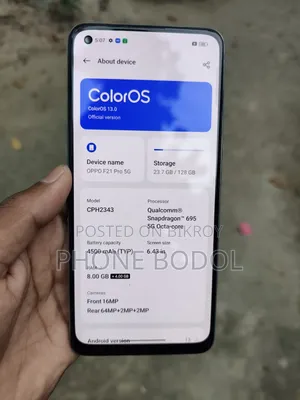 Oppo F21 Pro 5G 128 GB Gold