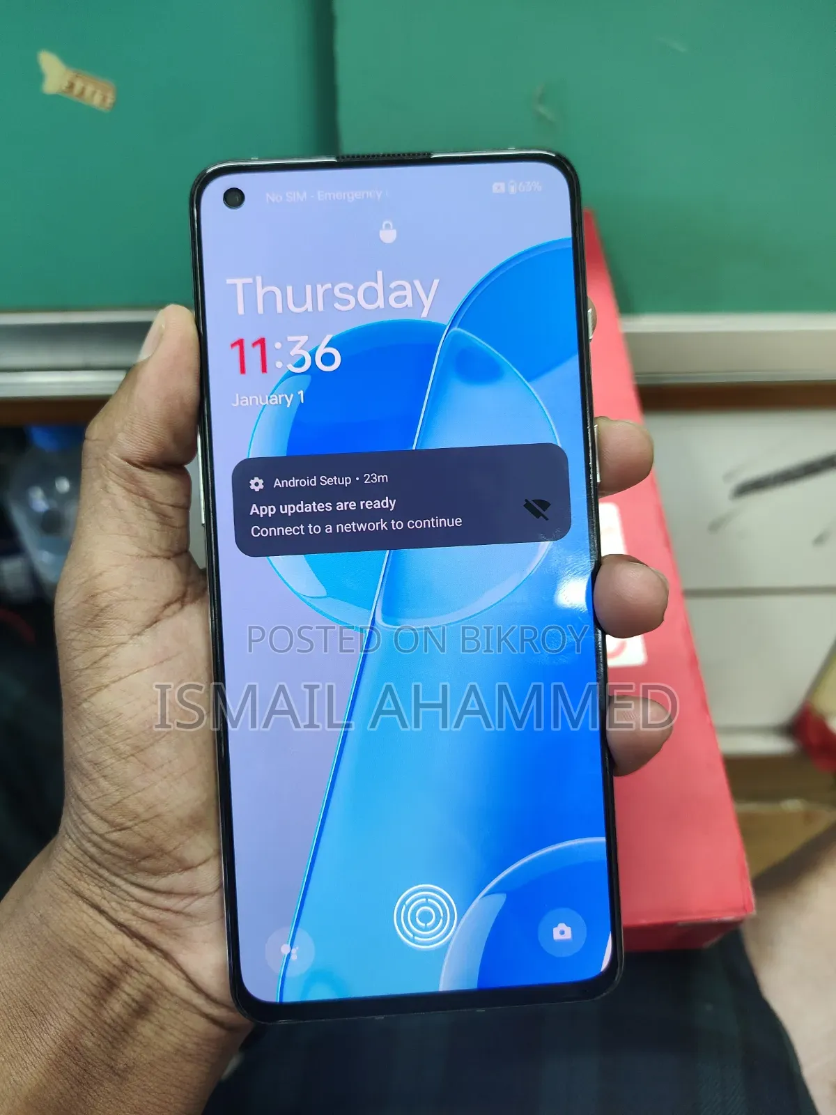 ওয়ানপ্লাস ৯আরটি ৫জি ২৫৬ জিবি নীল