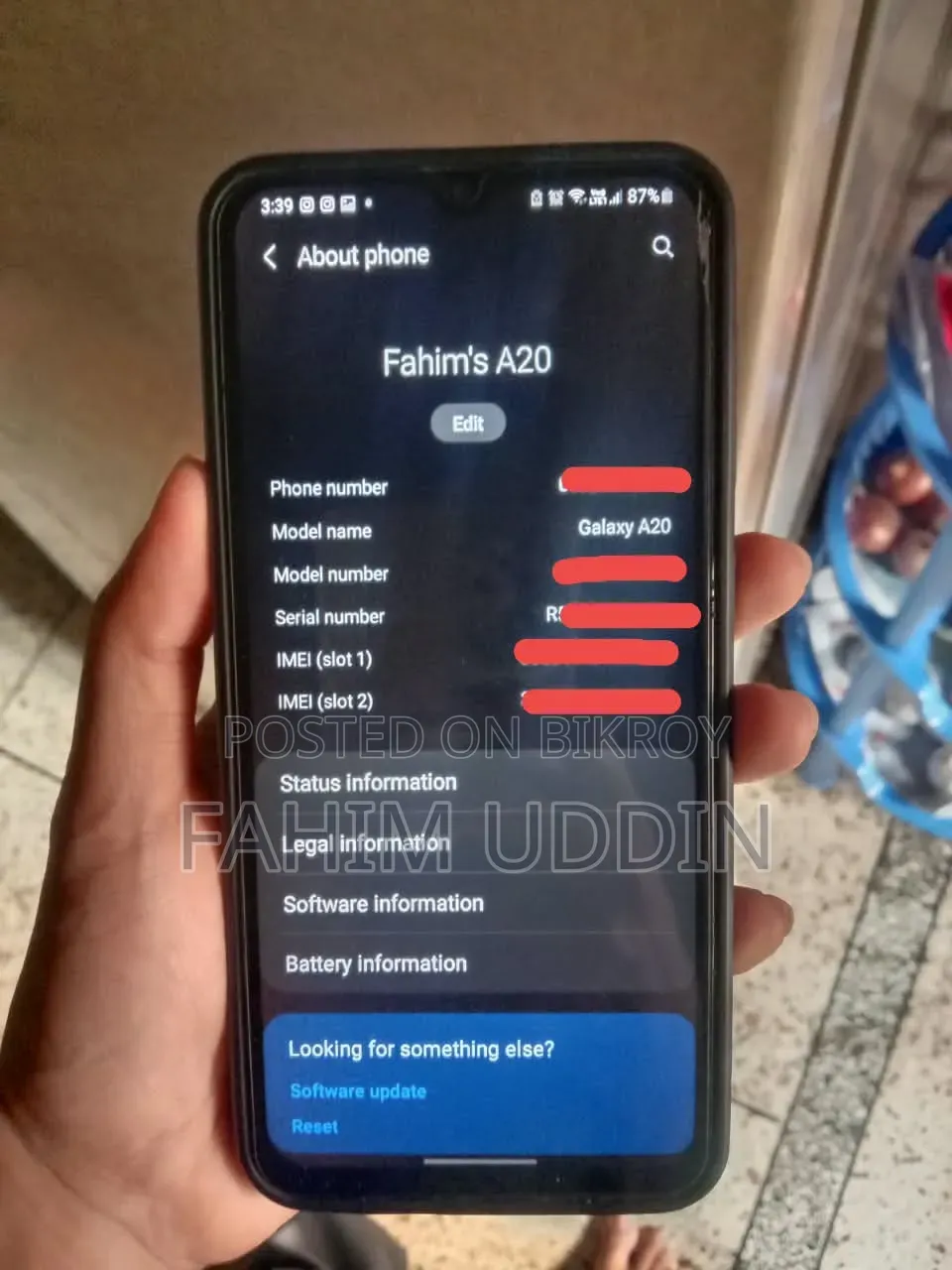 Samsung Galaxy A20 32 GB Gray